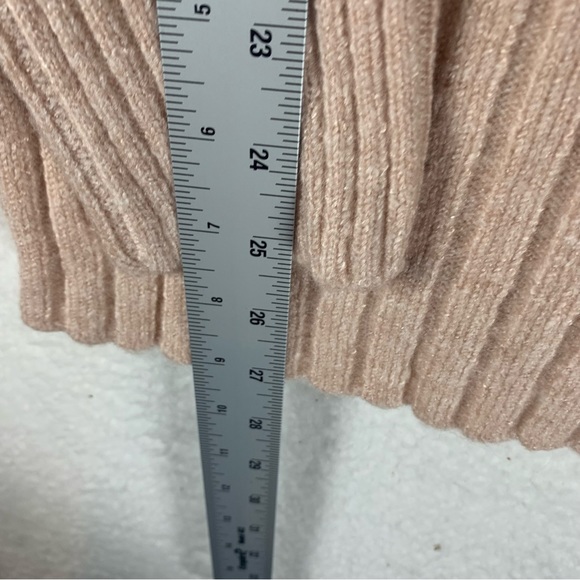 CHELSEA28 Women's Pink‎ Ribbed Off Shoulder Sweater Size Large NWT 5481 - Picture 7 of 8